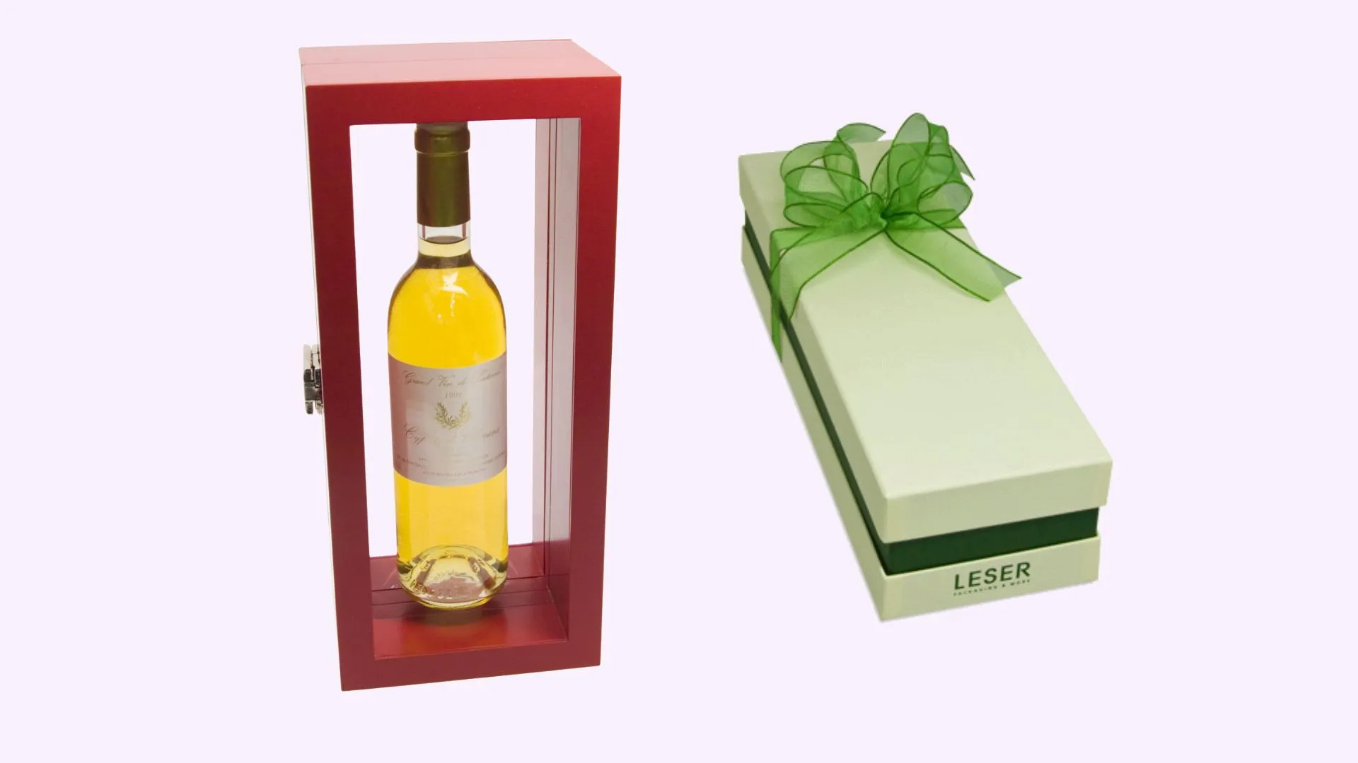 Jij hebt de wijn.<br>Wij hebben de verpakking.