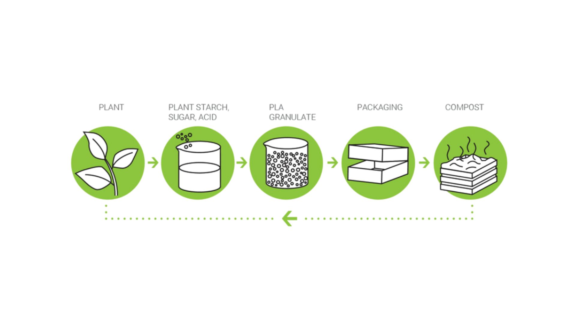 Voordelen van onze bioplastic Voordelen van onze bioplastic