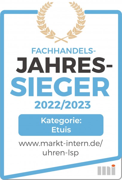 22.11.2023 FACHHANDELS-JAHRESSIEGER 2022/2023 IN DE CATEGORIE: ETUIS 22.11.2023 FACHHANDELS-JAHRESSIEGER 2022/2023 IN DE CATEGORIE: ETUIS