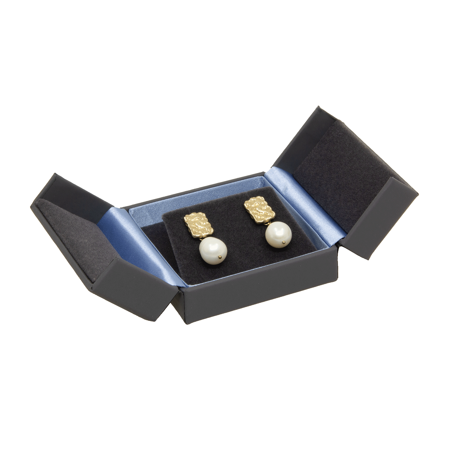 Etuis met dubbele deur voor oorbellen