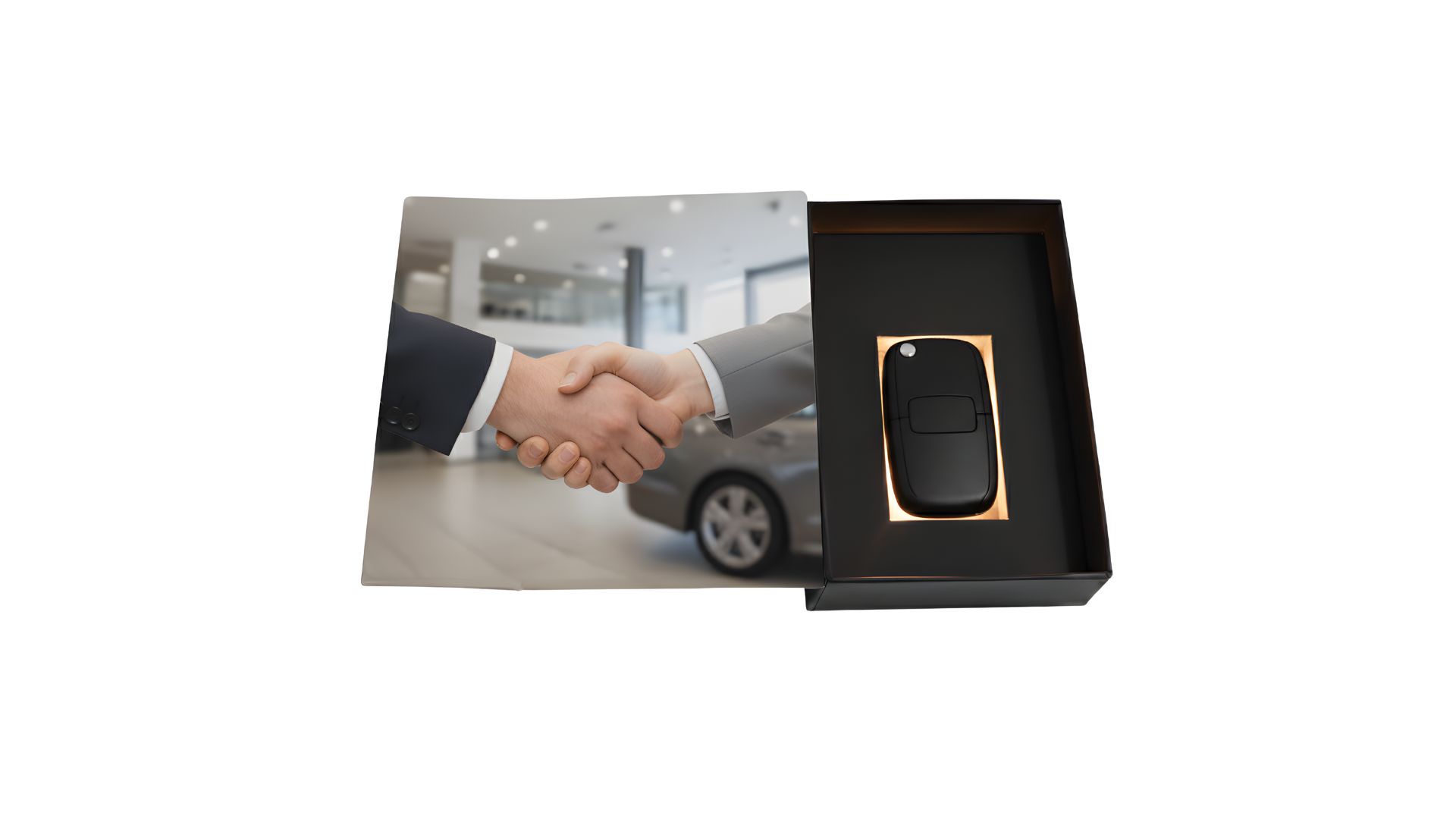 Lichtgevende verpakking voor autodealers Lichtgevende verpakking voor autodealers