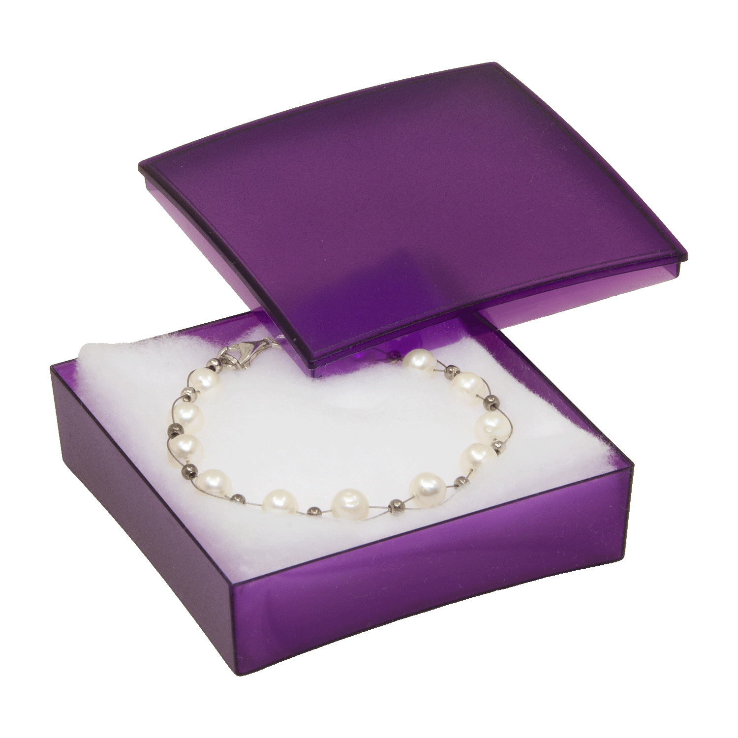 Kunststof sieradendoosjes voor collierhangers - oorbellen - set