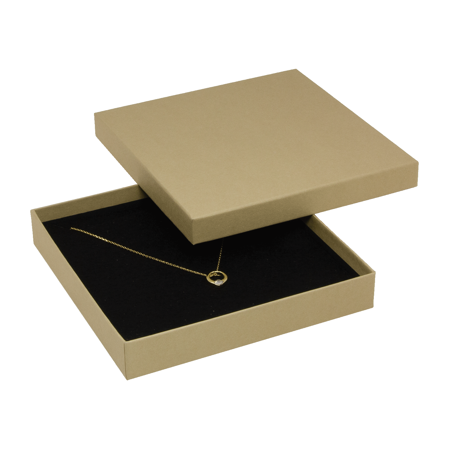 Sieradendoosjes van gerecycled karton voor collier groot