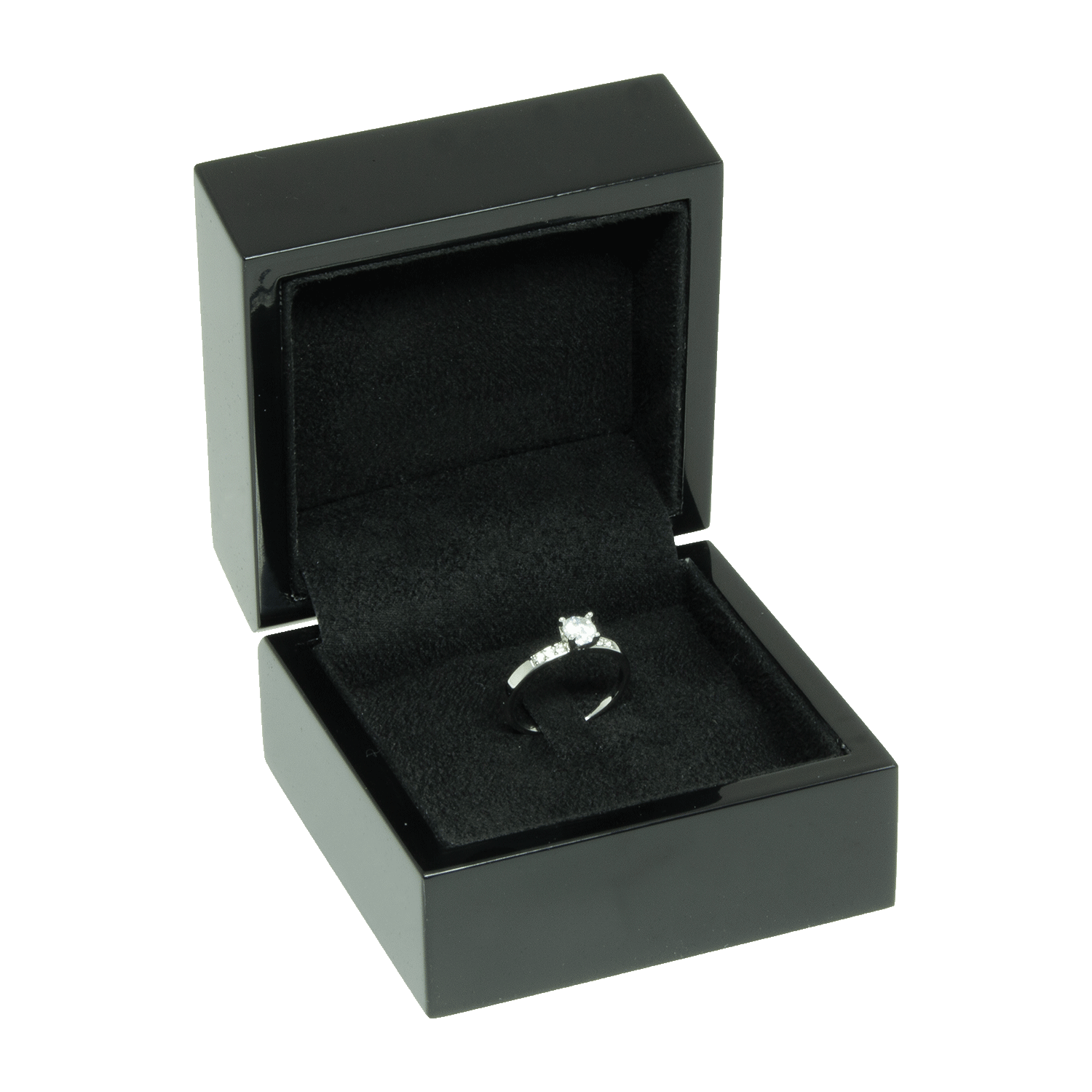 Houten etuis voor collierhangers - oorbellen - ringen